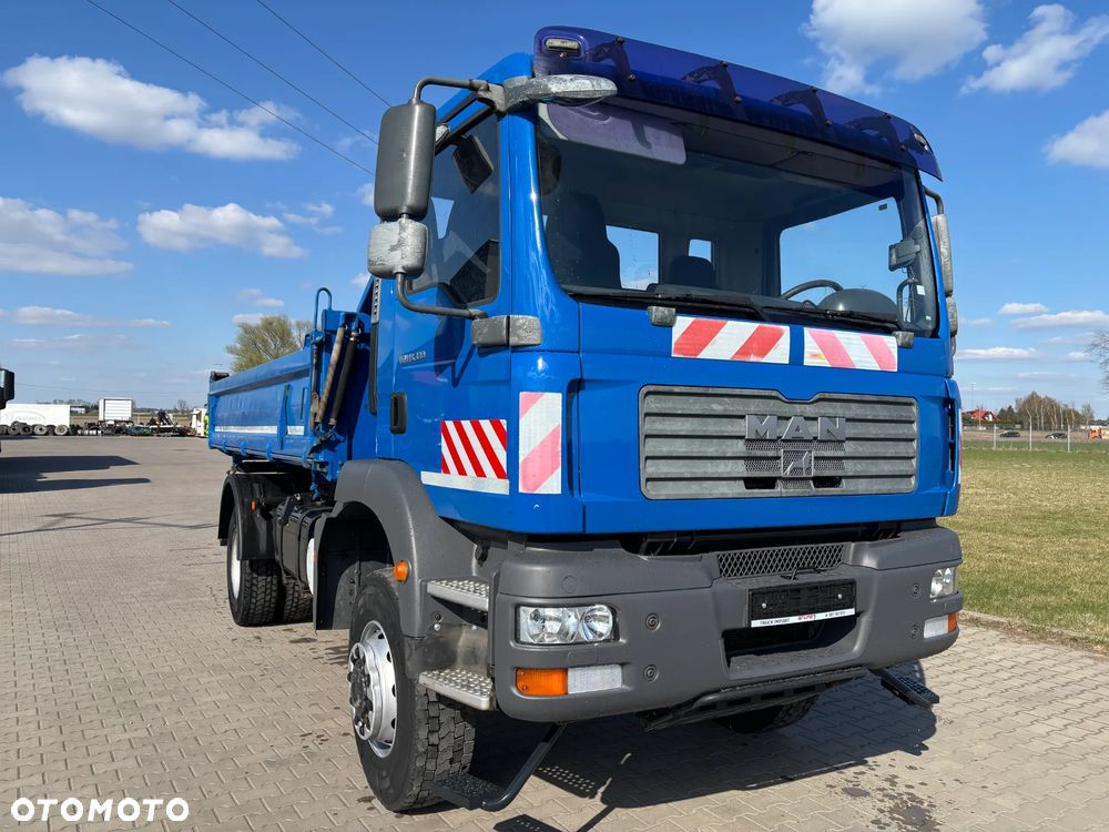 MAN TGM 18.330 4x4 stały napęd , Meiller wywrotka, hydraulika, blokady , reduktor (nie TGS, AXOR ) - 4