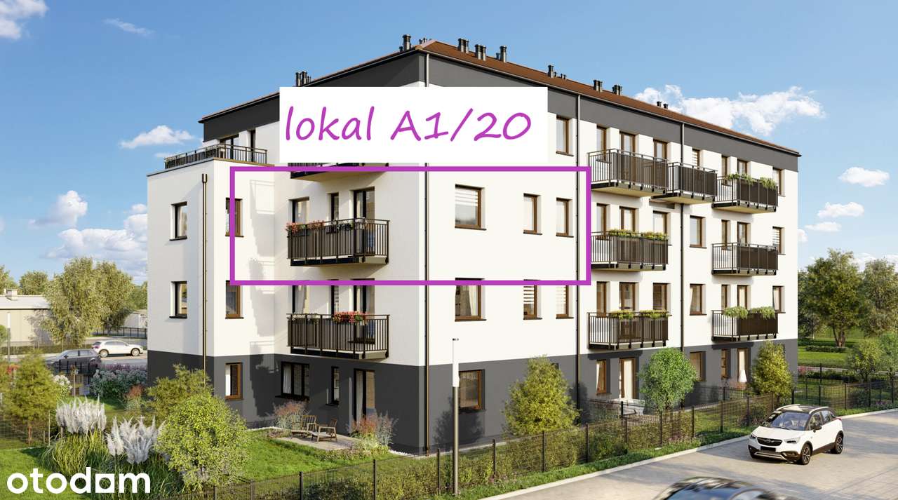 3 pokoje z balkonem