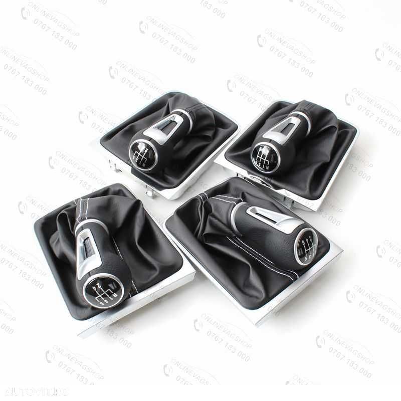 Nuca piele Passat B6,CC,3C,B7 cu 5 sau 6 viteze cu manson schimbator - 1