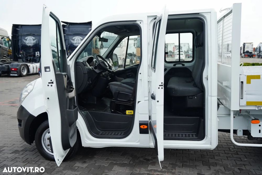 Renault MASTER / DCI 150 / BASCULATOR / CAMION CU TRACȚIE MIXĂ 7 LOCURI / MANUAL / DOUĂ RULOURI - 31