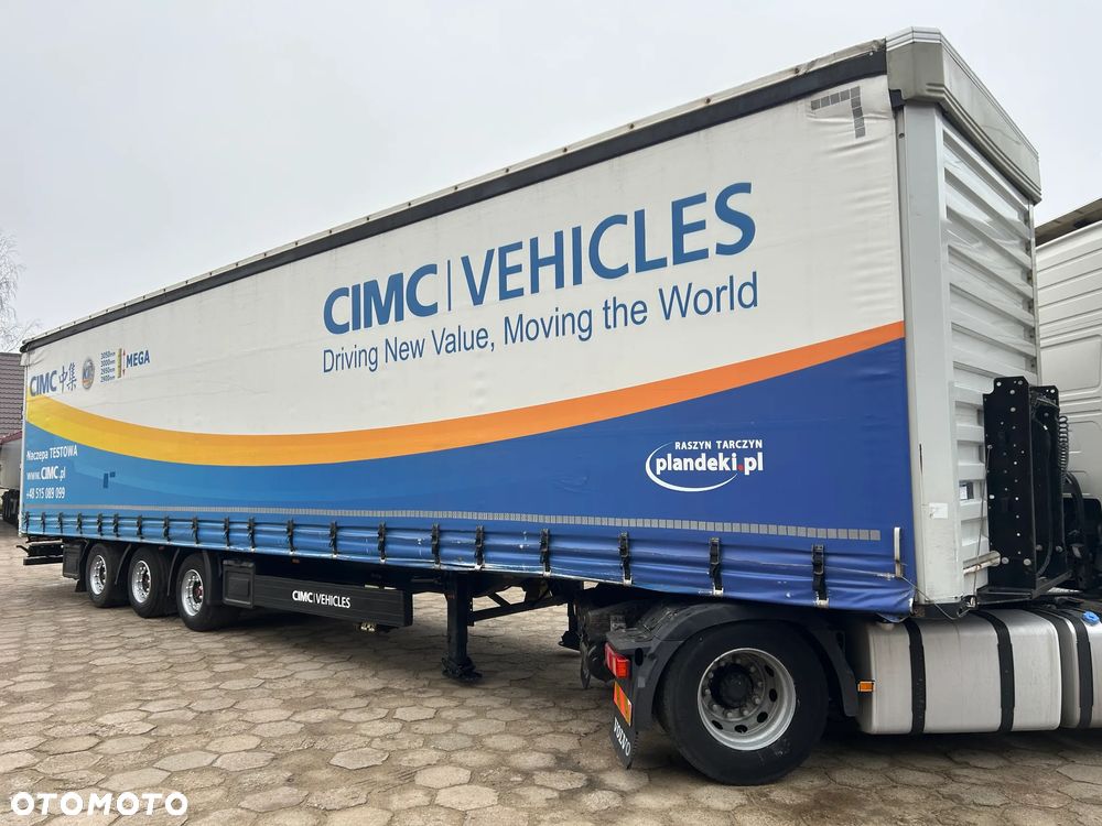 CIMC FIRANKA MEGA / OSIE SAF / 2020 ROK / PODNOSZONY DACH / NACZEPA POLSKIEJ PRODUKCJI !! FIRANKA MEGA R 19.5 / PODNOSZONY REGULOWANY DACH - 1