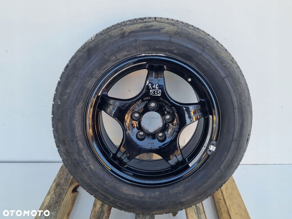 Mercedes S W220 KOŁO ZAPASOWE Zapas felga 225/60 R16 5x112 ET51 A2204010402 - 1