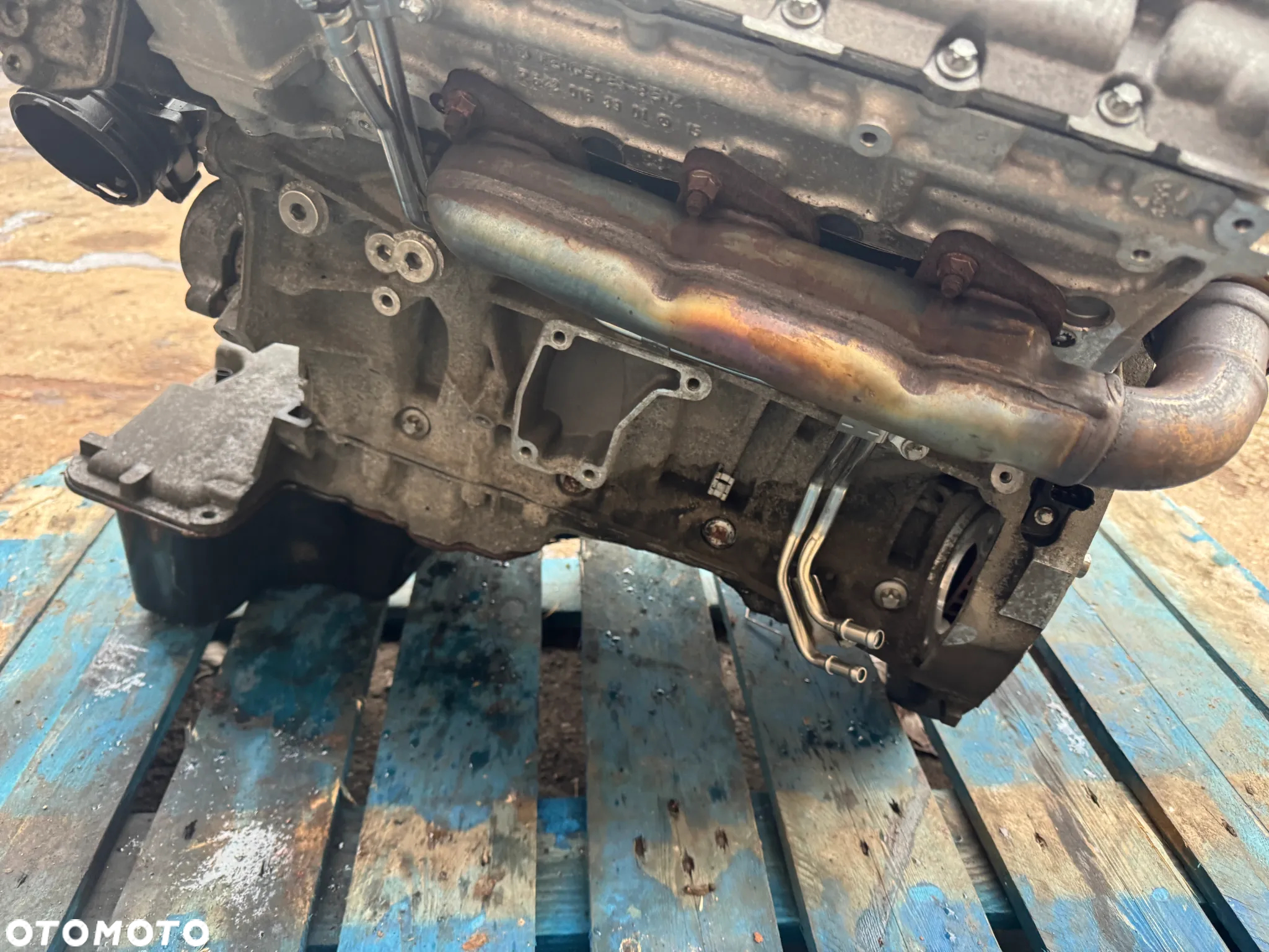 silnik om 642950 642 950 3.0 crd Mercedes ML kompletny 163 tys - 16