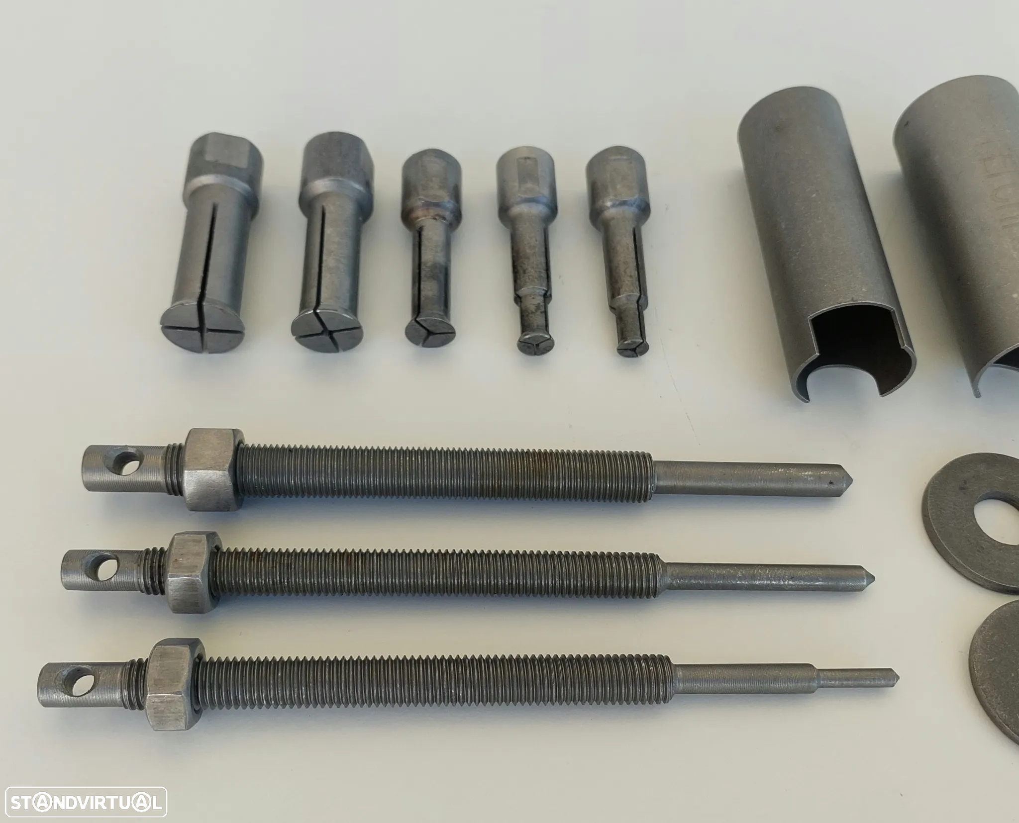 Conjunto Extração Rolamentos Internos 9 a 23mm Universal Multimarcas - 8 peças - 3