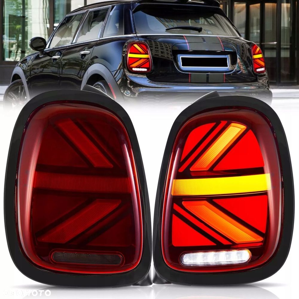 Lampy tylne L+R kpl Vland Led Tuning RED Mini Cooper f55 f56 f57 2014-2017 - 1