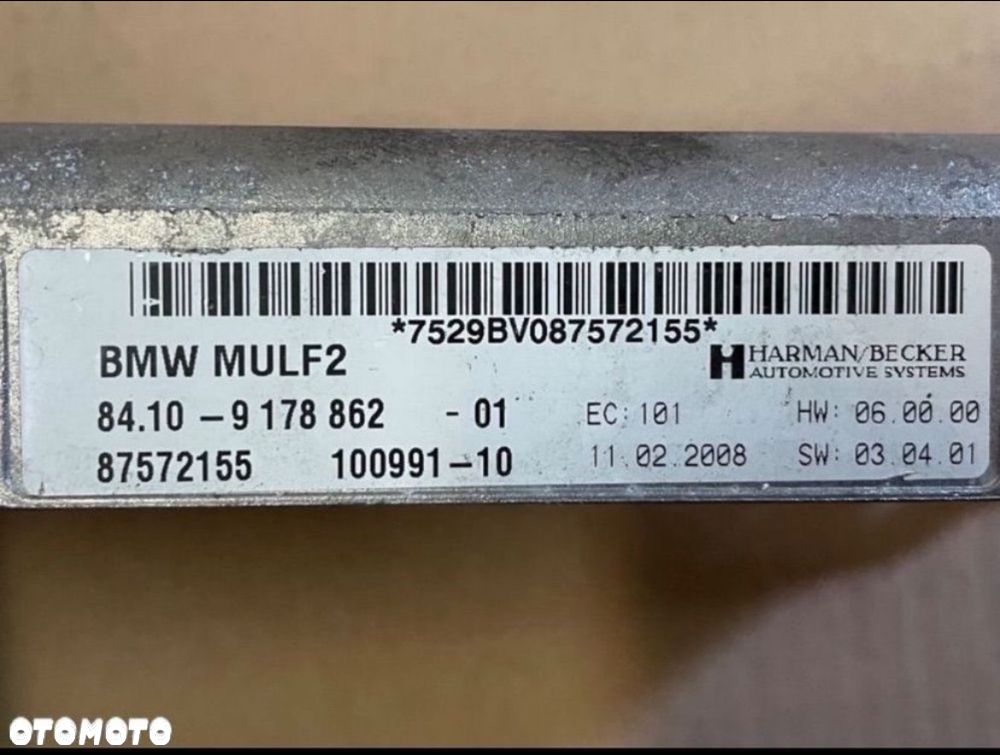 9178862 moduł Bluetooth mulf 2 Bmw 3 e90 e91 e92 5 e60 e61 e81 e87 - 4