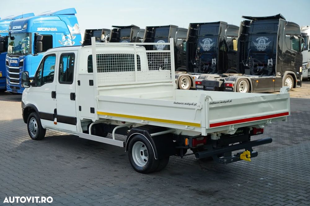 Iveco DAILY 35-130 / OȚEL CU BASCULATOR SPATE / CAMION MIX - 7 LOCURI / DOUĂ / MANUAL / IMPORTAT / - 16