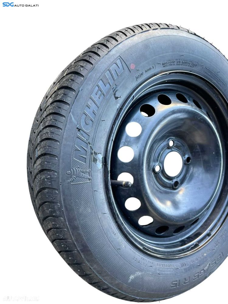 Janta Rezerva Tabla 4x100 195 65 15 R15 Anvelopa Cauciuc Nou Renault Megane 1 1995 - 2003 [B4192] - 4