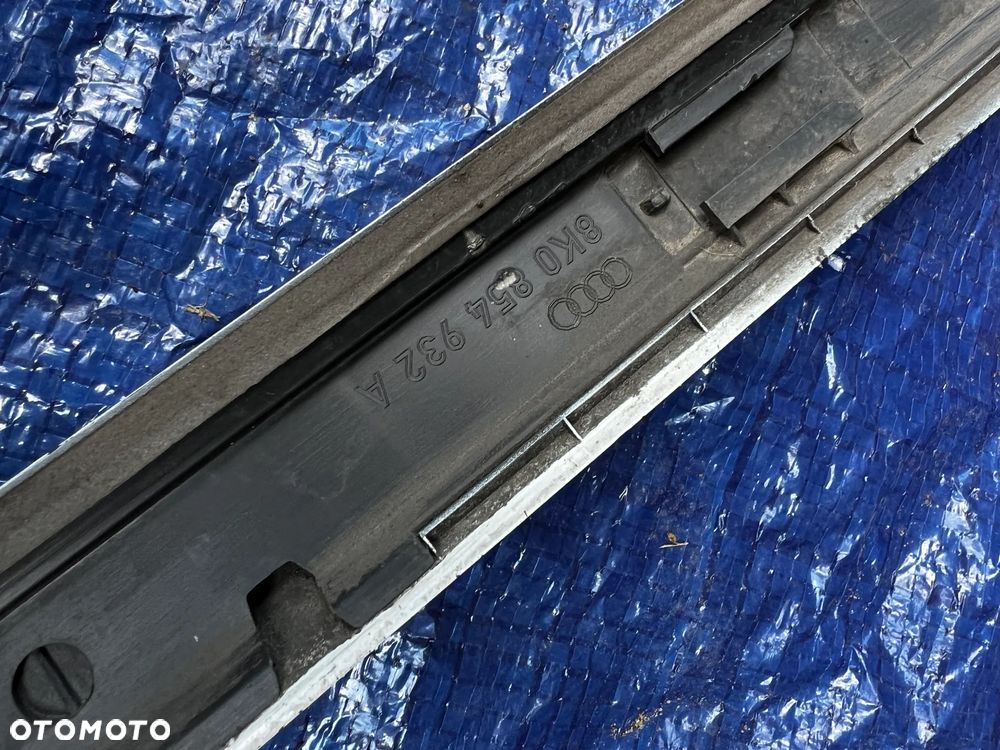 AUDI A4 B8 8K0 NAKŁADKI LISTWY DOKŁADKI PROGOWE S-LINE LEWA PRAWA KOMPLET 8K0854932A 8K0854931A - 2