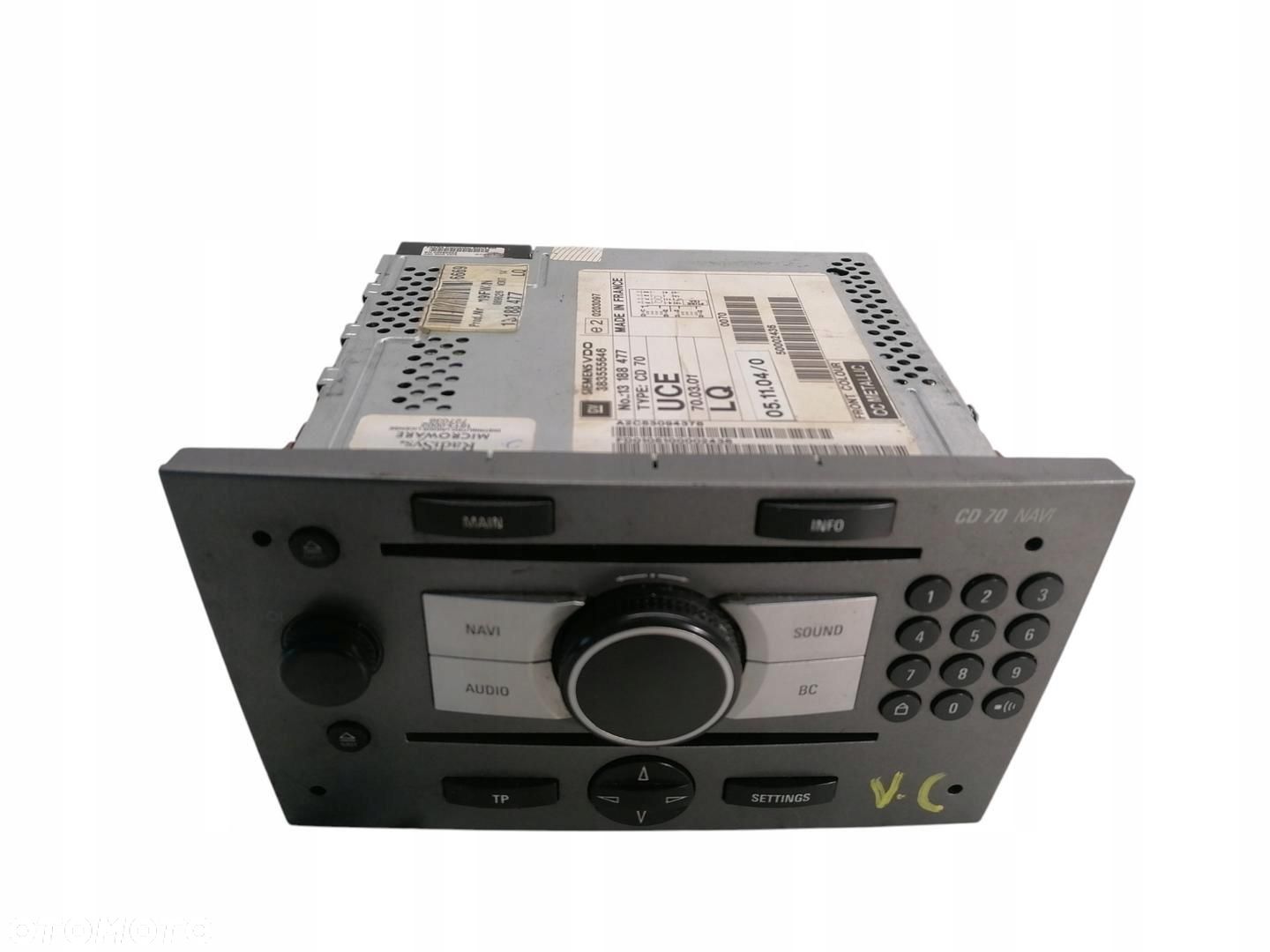 RADIO CD OPEL VECTRA C 13188477 - 1