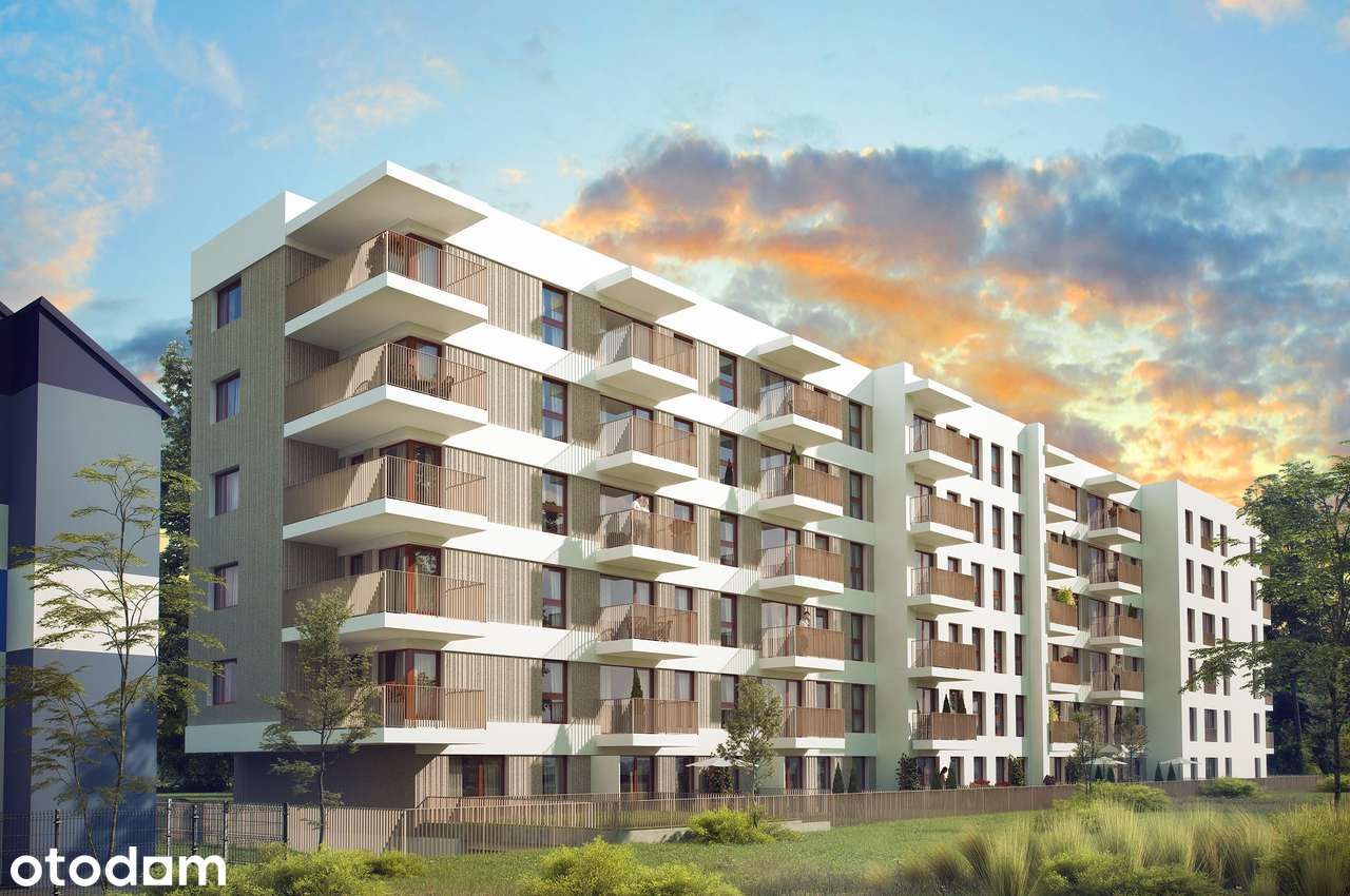 Przewóz 41, nowe 65,83m3 3 pok. z balkonem