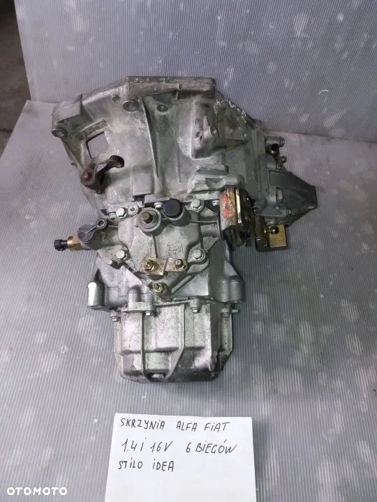 SKRZYNIA BIEGÓW FIAT IDEA STILO 1.4 16V 90KM 6B WYSPRZĘGLIK HYDRAULICZNY - 1