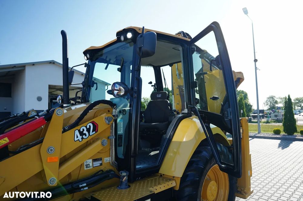 Cat 432 F / BULDOEXCAVATOR / 1.800 ORE / AER CONDIȚIONAT / - 24
