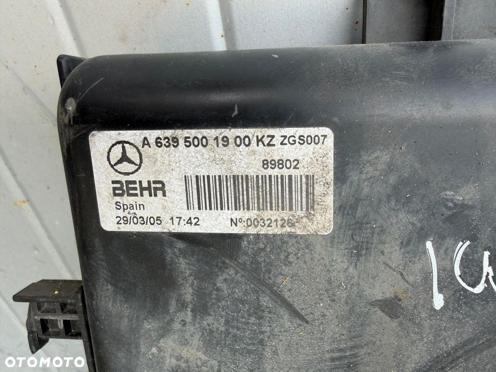 MERCEDES 639 Vito Viano 2,2 cdi osłona wentylatora - 2