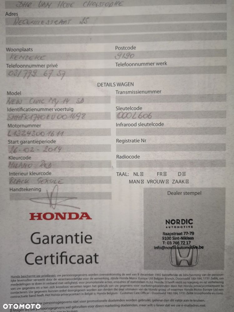 Honda Civic 1.4 i-VTEC Comfort - 10