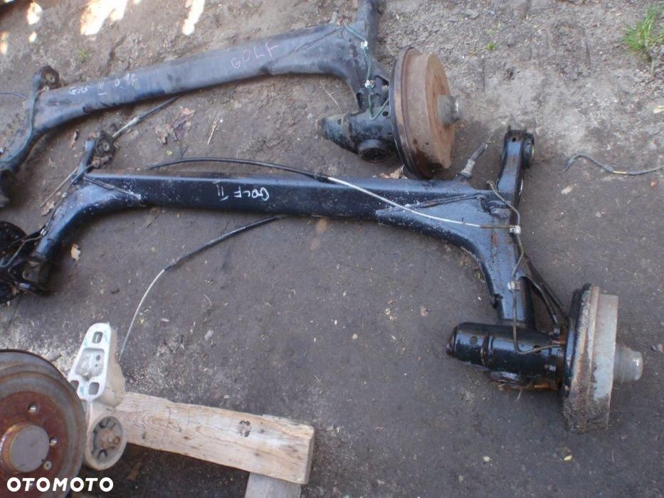 belka zawieszenie  piasta bęben łożysko szczęki hamulce vw polo 3 III 6n jak nowa - 1