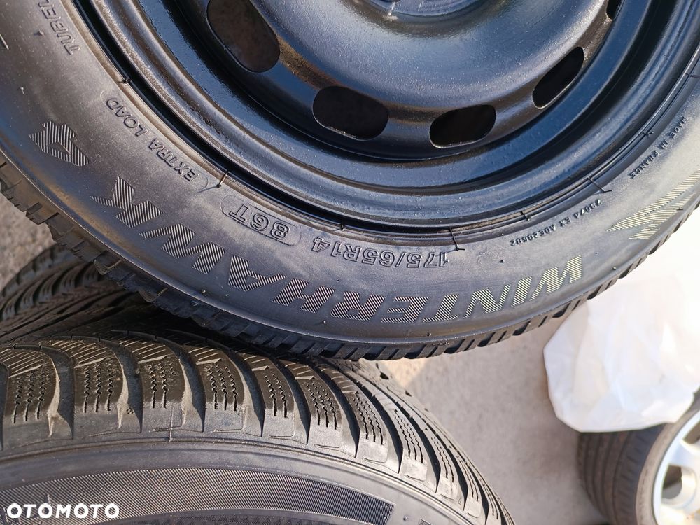 4x108 Felgi Stalowe Stal 14 Koła Zimowe Zima FORD FIESTA MK4 mk6 MK7 PUMA COURIER KA II 2 KA+ FUSION FOCUS MK1 MAZDA 2 6,5mm Legnica ALU-RAD 175/65 - 4