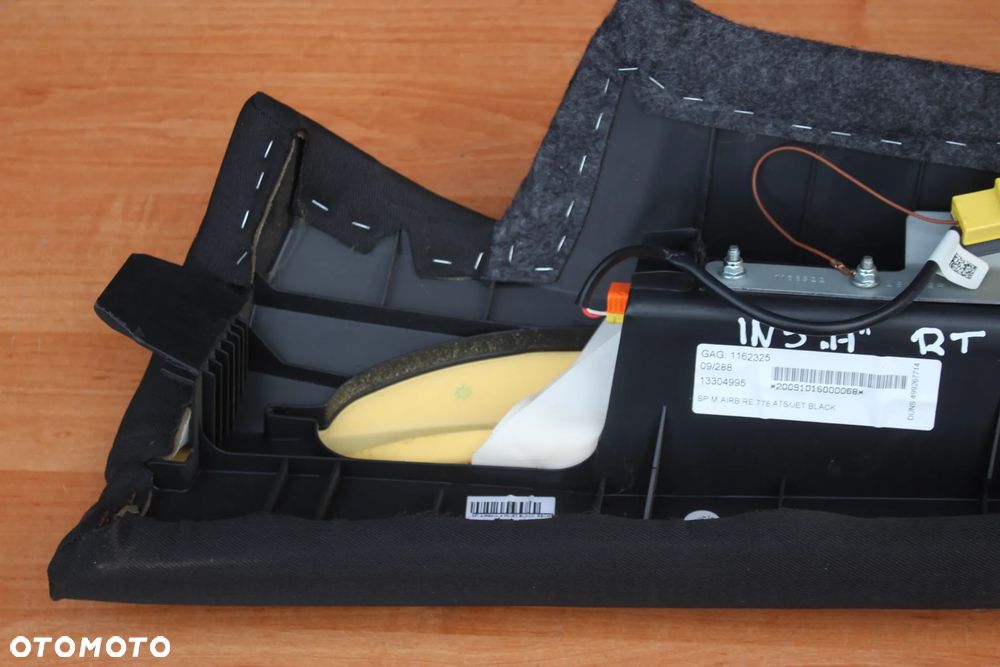 PODUSZKA KANAPY BOCZNA AIRBAG PRAWA TYLNA PRAWY TYŁ OPEL INSIGNIA A KOMBI 13304995 - 6