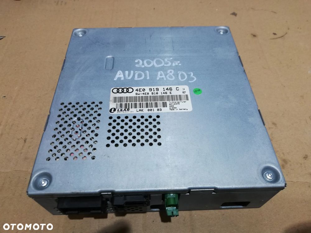 TUNER TV MODUŁ RADIA TELEWIZJI AUDI A8 D3 4E0919146C - 2