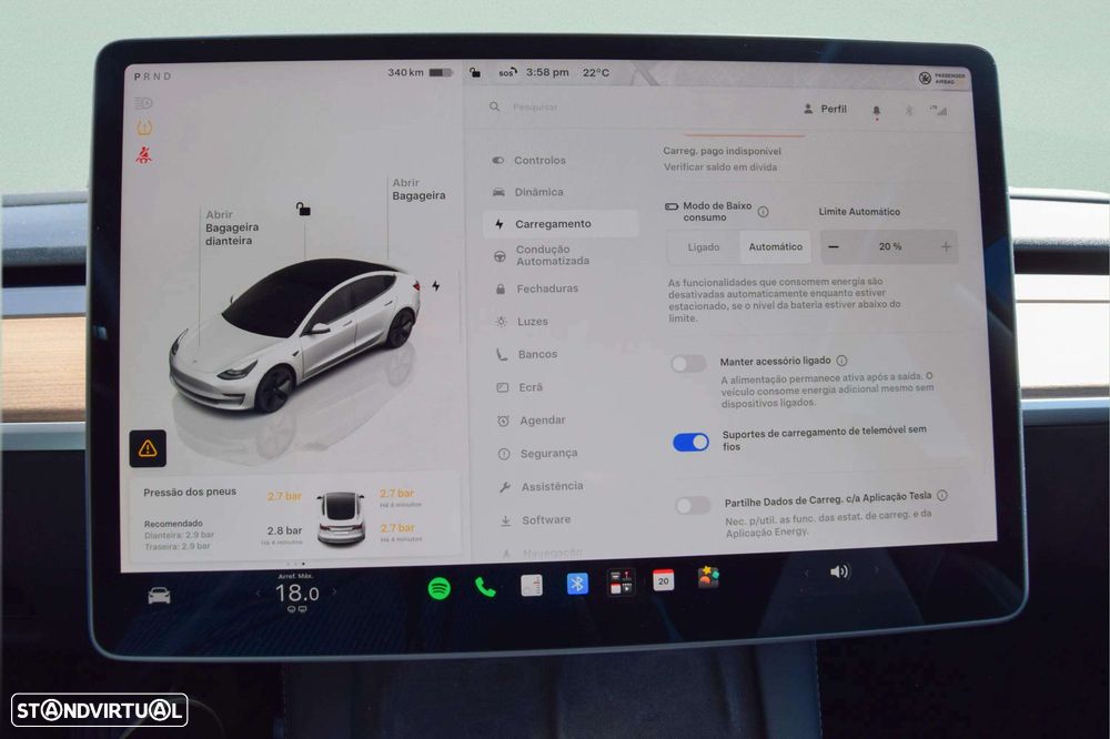 Tesla Model 3 Long Range Tração Integral Premium - 15