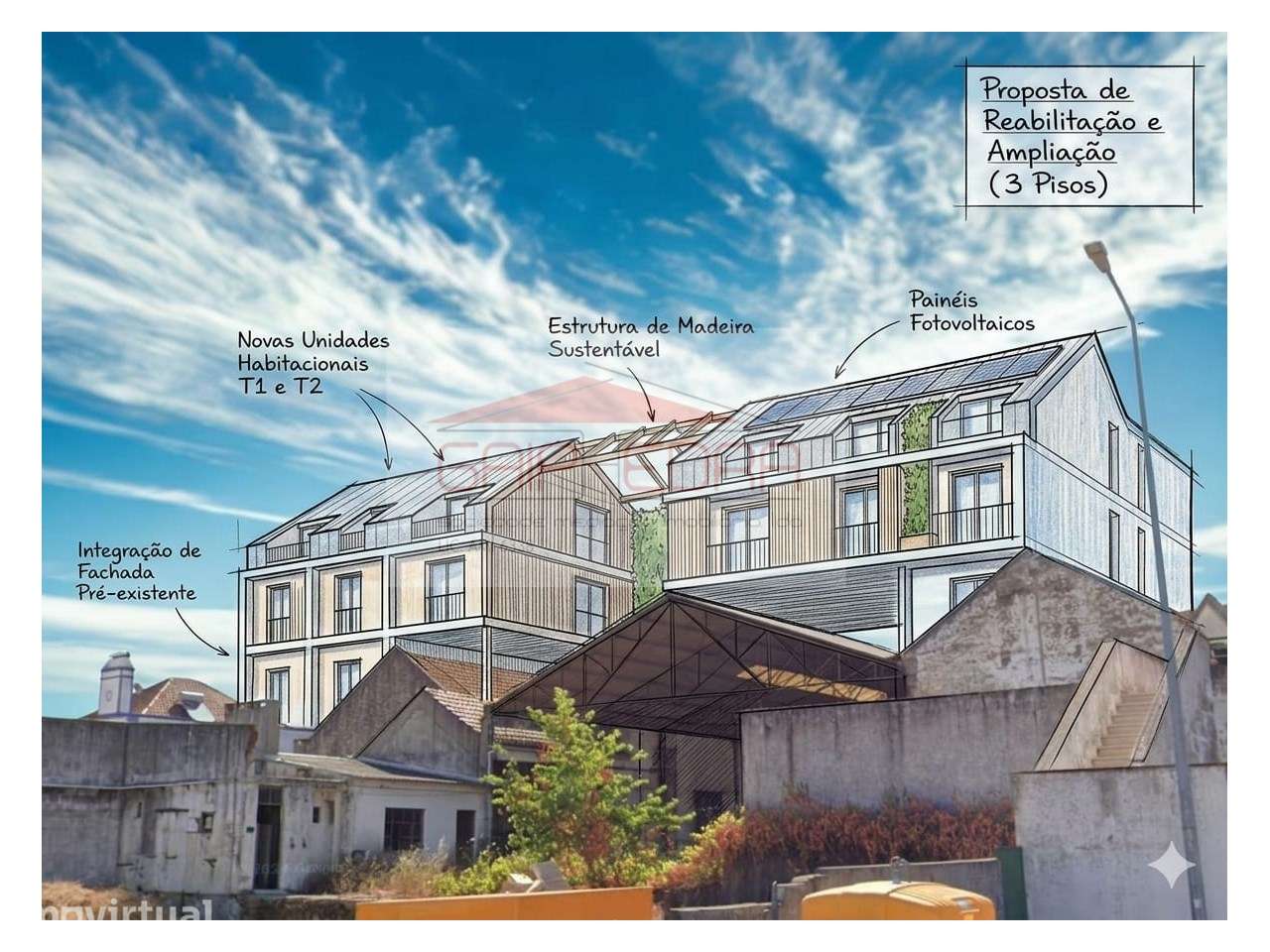 Terreno para construção apartamentos no Ribatejo Alpiarça - Grande imagem: 2/12