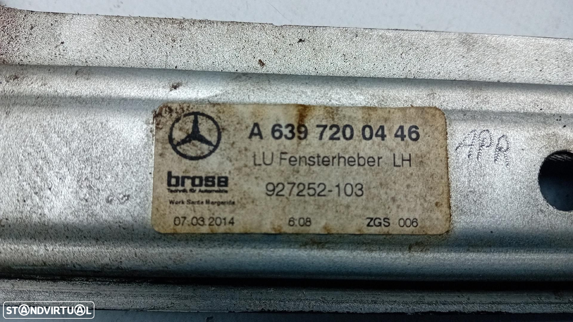 Elevador vidros frente esquerdo MERCEDES-BENZ Vito / Vito Combi (W639) - 6
