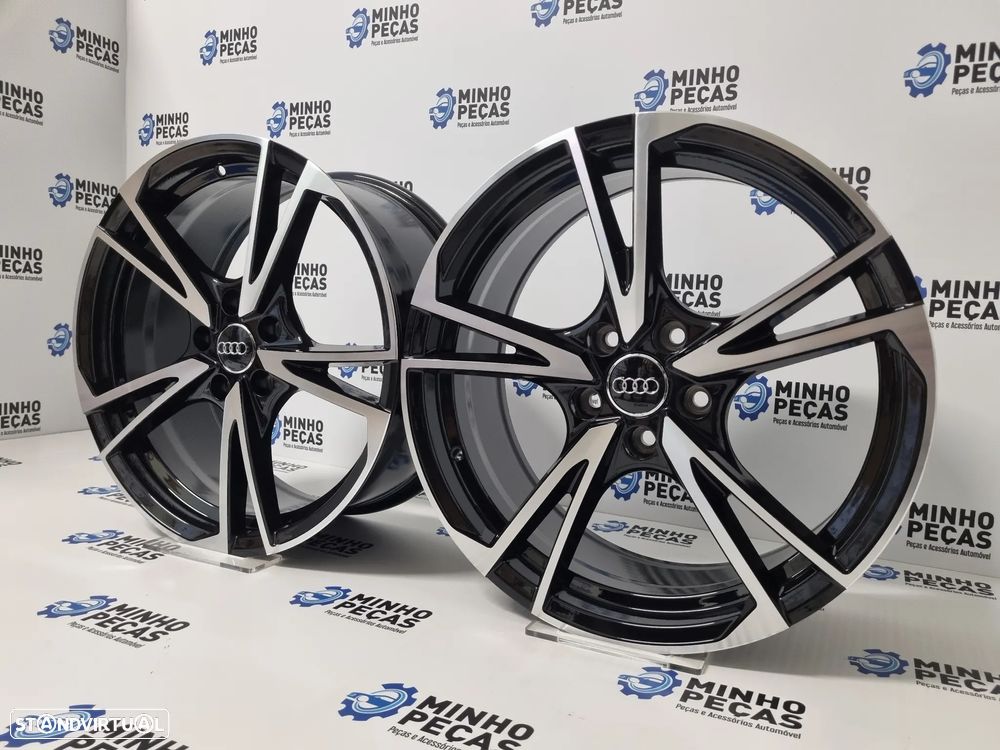 Jantes Audi A5 S5 em 18 Preto Polido (5x112) - 2