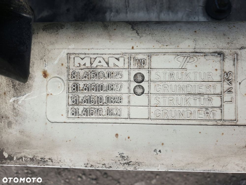 stopnica lewa nadkole man tgx tga 81615100833 - 9