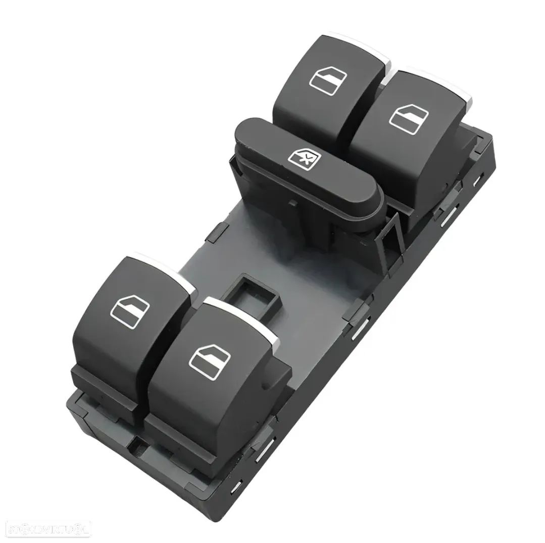 Comutador Principal Vidros Volkswagen Golf 5 6 Passat B6 Seat Leon Ibiza Altea - Cinzento - 1