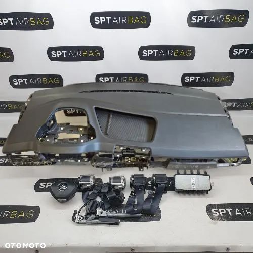 RENAULT KANGOO 3 III DESKA ROZDZIELCZA KONSOLA KOKPIT PULPIT PODUSZKI AIRBAG AIR BAG PASY KIT SET - 1