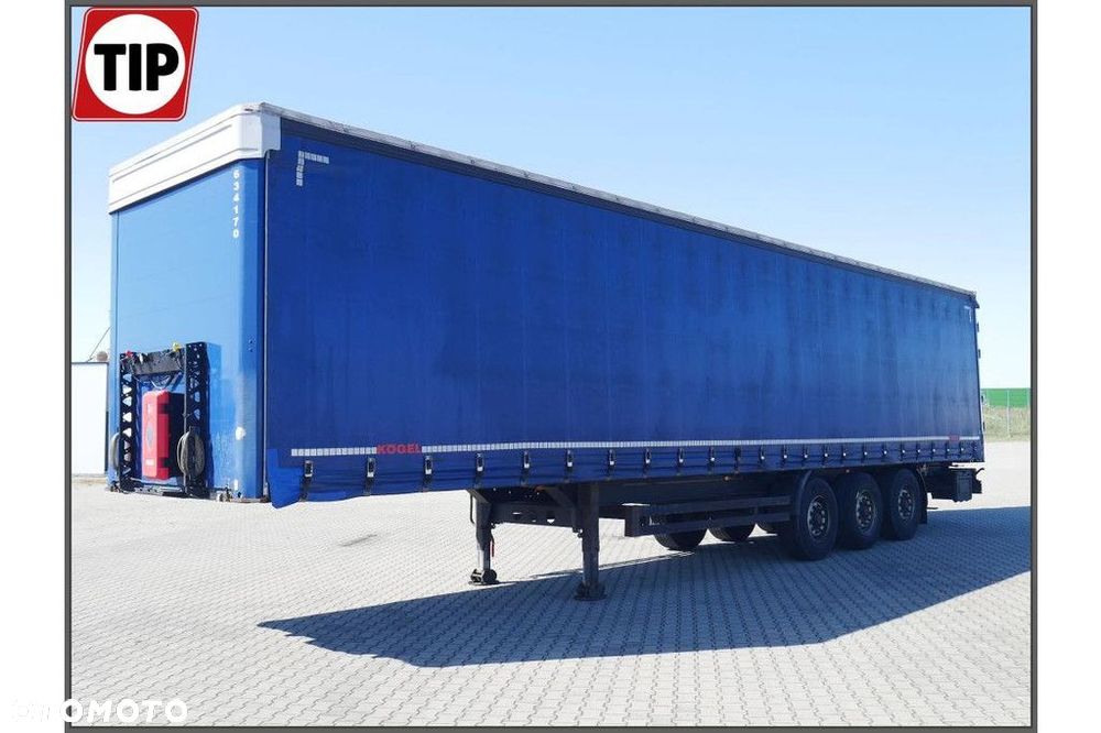Inny Kögel Trailer Curtainsider Sliding Roof Straight - 1