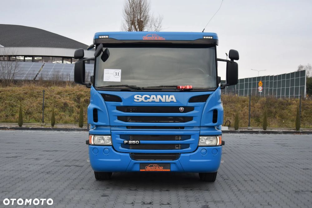 Scania P250 / EURO 6 / SKRZYNIA 7.8 M / WINDA DHOLLANDIA / PODUSZKI NA TYLNEJ OSI / RETARDER / KLIMA / TEMPOMAT / SERWISOWANY / SPROWADZONY - 2