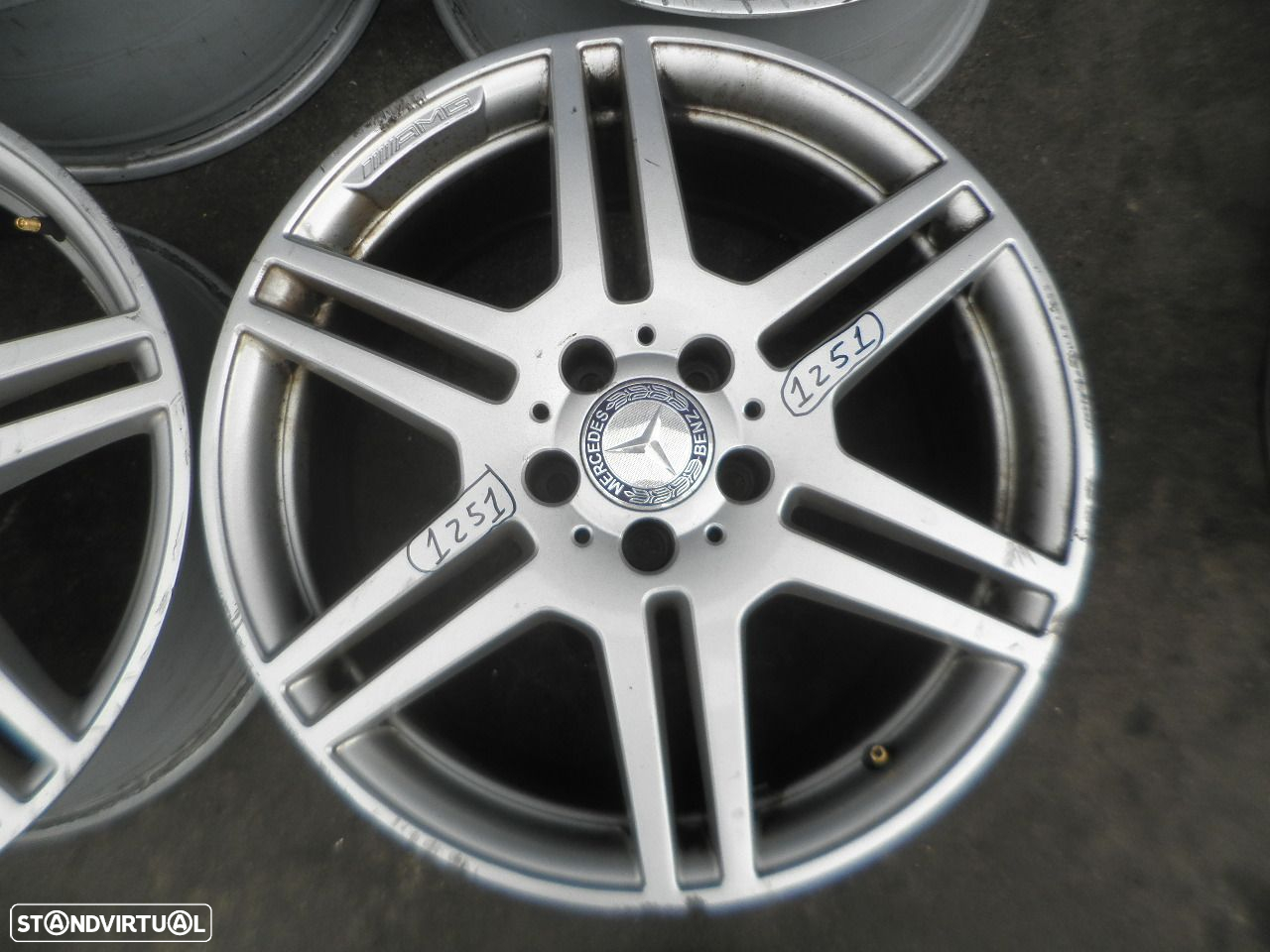 Jogo De Jantes Jgjant1251 MERCEDES  W212 2010 E220 CDI 170CV 4P PRETO ET48 8.5X18 5X112 65.8MM - 2