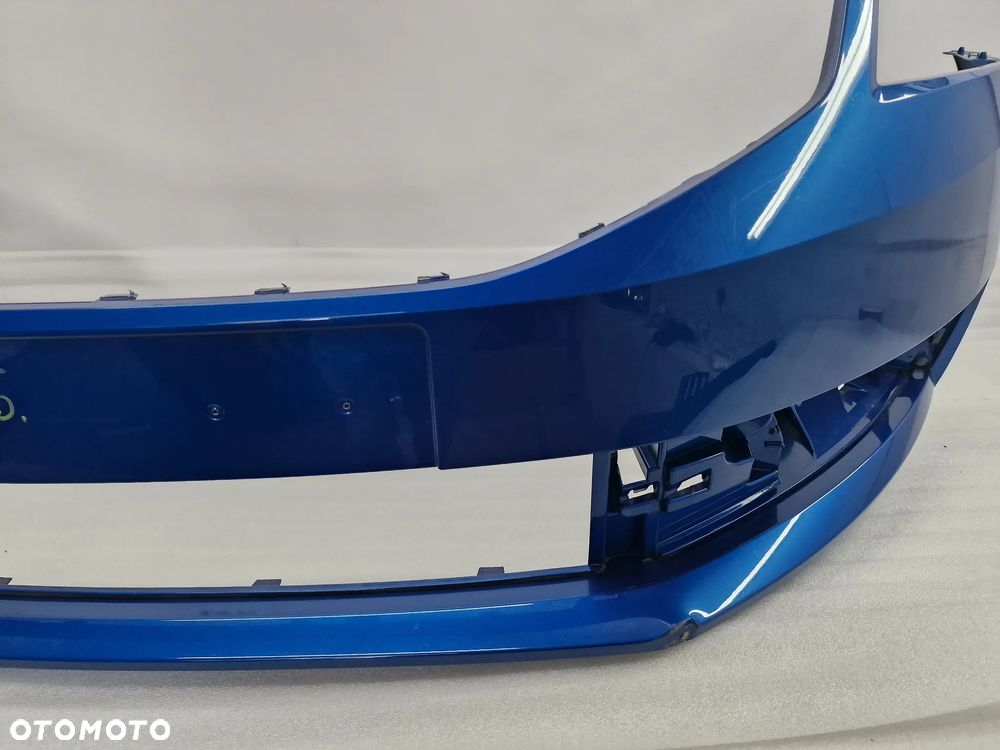 SKODA OCTAVIA III 3 LIFT 16- 5E0 ZDERZAK PRZEDNI PRZÓD NIEBIESKI METALIK , NR 5E0807221N , NR AUKCJI NZ816 - 8