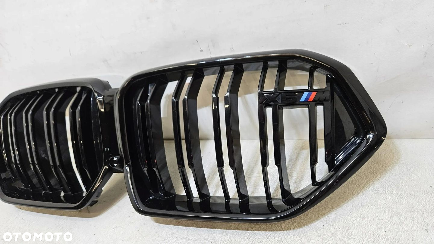 GRILL ATRAPA CHŁODNICY BMW X6M 8079731 BLACK - 7