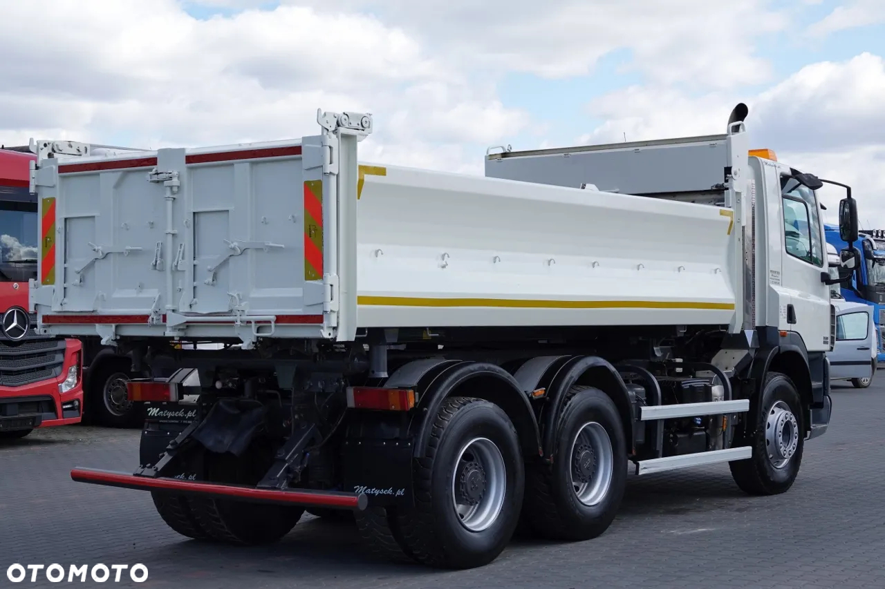 DAF CF 85.410 / 6X4 / WYWROTKA 2 STR / BORDMATIC / HYDROBURTA / MANUAL / SPROWADZONY - 11