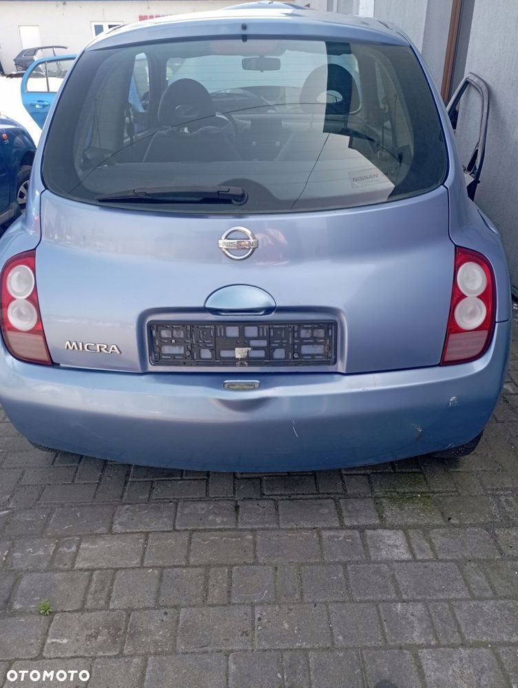 NISSAN MICRA K12 3D KLAPA BAGAŻNIKA Z SZYBĄ GOŁA - 1