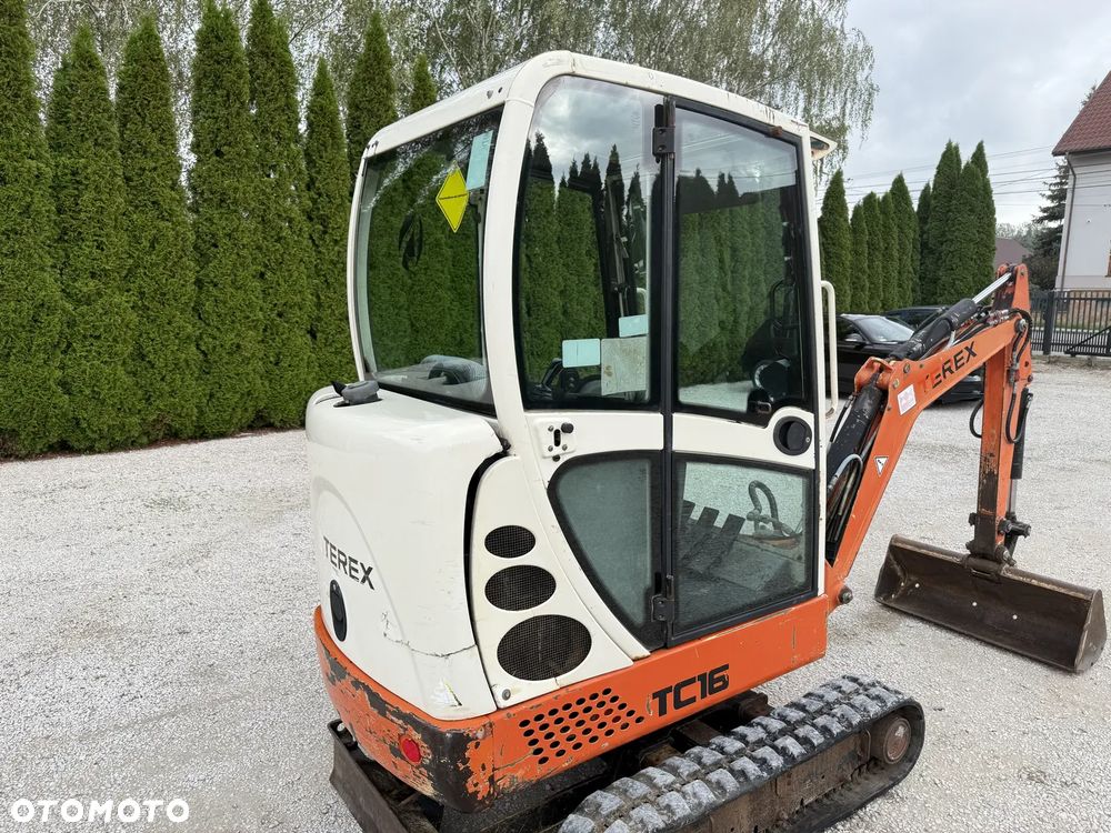 TEREX TC 16 MINIKOPARKA / ORYGINAŁ / Z NIEMIEC / SZYBKOZŁĄCZE / koparka schaeff jcb kubota hitachi yanmar bobcat zx 19 e17 KX018 PC 18 SV 18 20 czesci hydraulika - 28