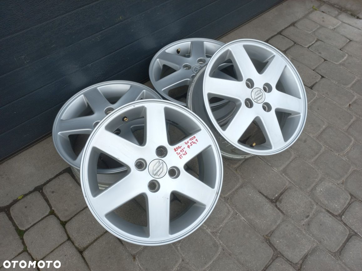 Oryginalne alufelgi Suzuki 15" 4x100 - 2