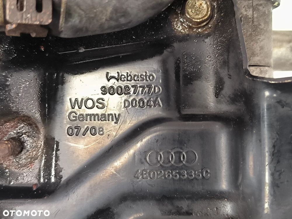 Ogrzewanie postojowe Webasto 4E0265081T  4E0910105A AUDI A8 - 5
