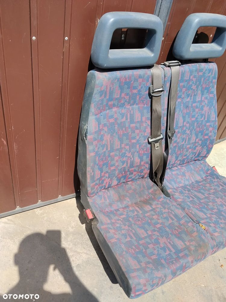 Fotele TYŁ Tylny Podwójny z pasami Bus - 6