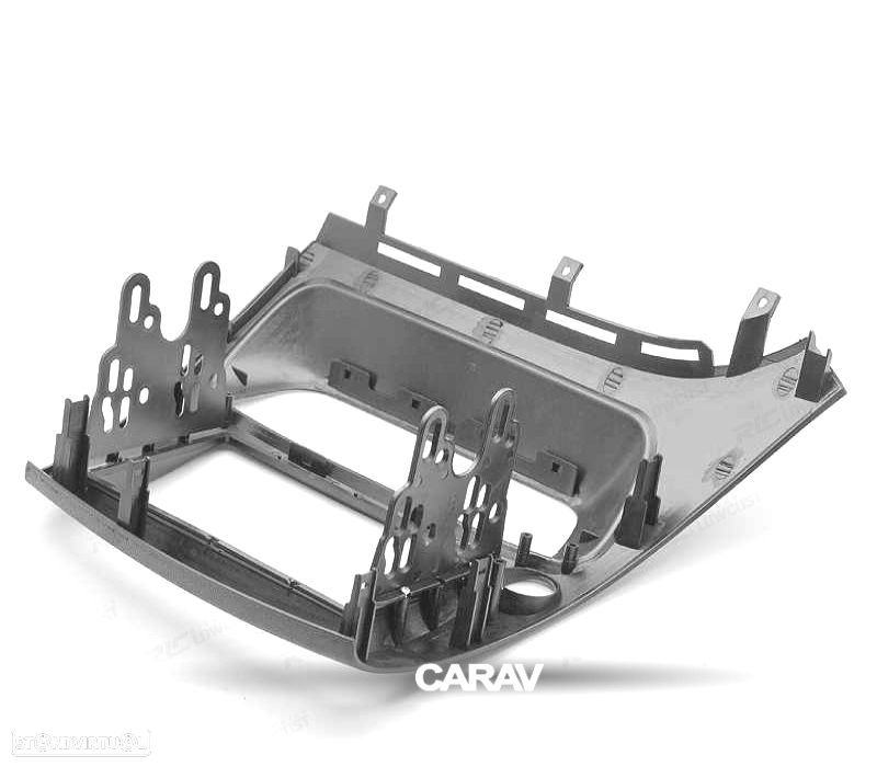 MOLDURA ADAPTADOR PRETO PARA RADIO 2-DIN PARA HONDA CIVIC HATCHBACK 06-11 - 4