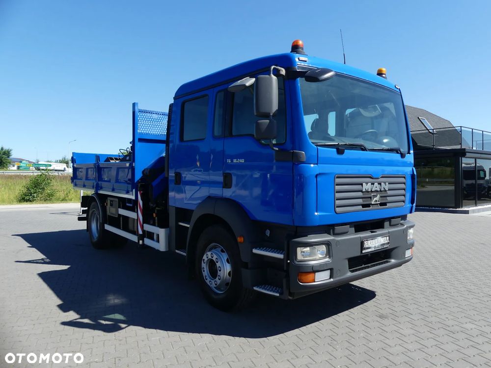 MAN TGM 18.240 / WYWROTKA + HDS / ŁYŻKA / DOKA / DŹWIG / - 13
