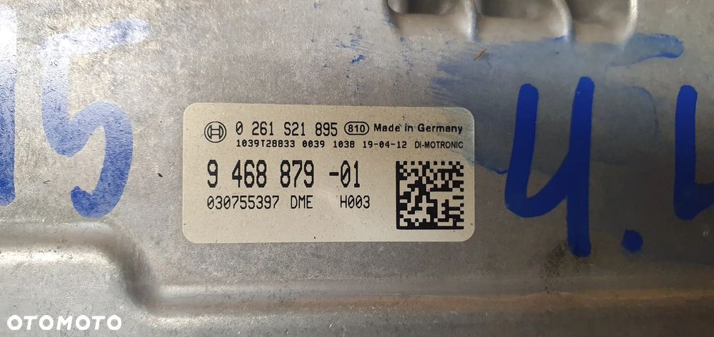 Komputer sterownik silnika BMW M5 G30 F90 550i 4.4 9468879 0261S21895 - 4
