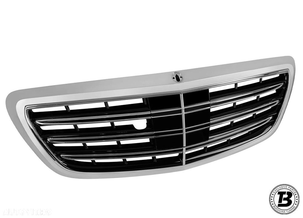 Grila compatibila cu Mercedes S-Class W222 S63 Design cu Distronic - 3