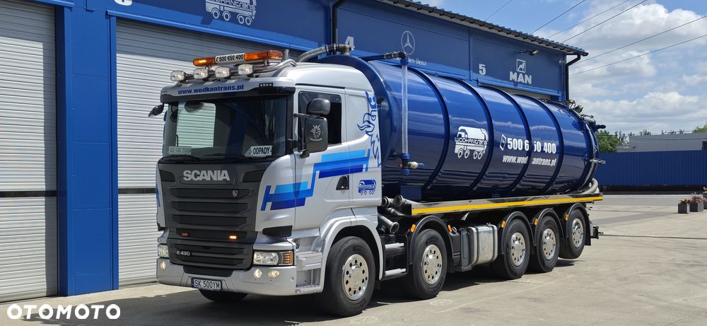 Scania R 490 10x4 asenizacyjny wuko cysterna zabudowa 2025r 32m3 - 3