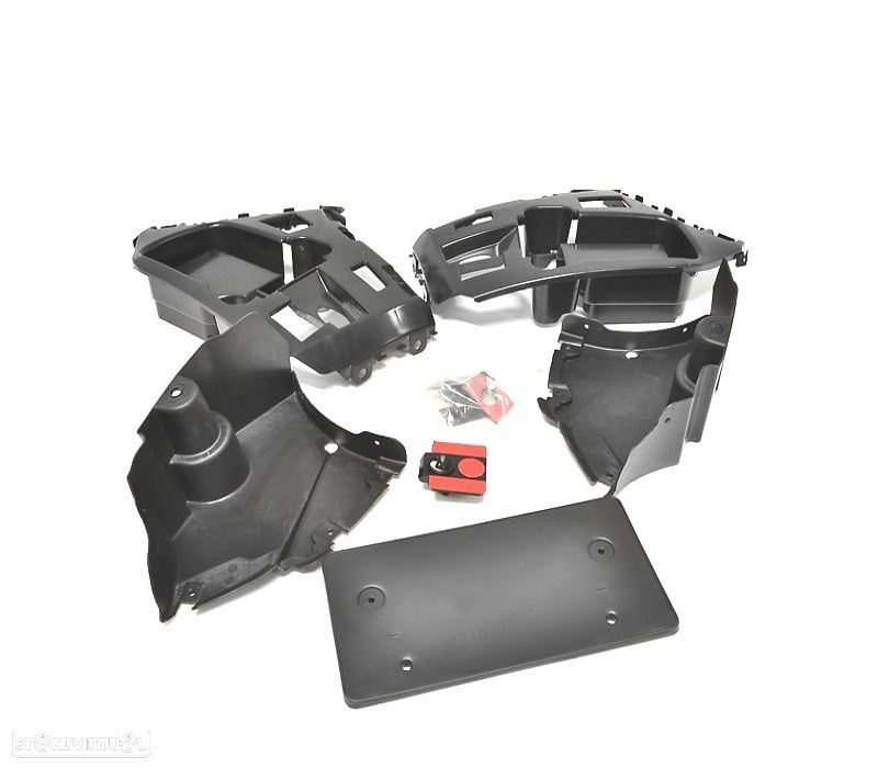 PARÁ-CHOQUES TRASEIRO BMW F20 F21 11-15 LOOK M PERFORMANCE SAIDA DUPLA ESQUERDO PDC - 2