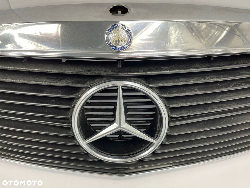 GRILL ATRAPA CHŁODNICY DUŻY ZNACZEK DUŻE LOGO MERCEDES W126 SE SEL - 5
