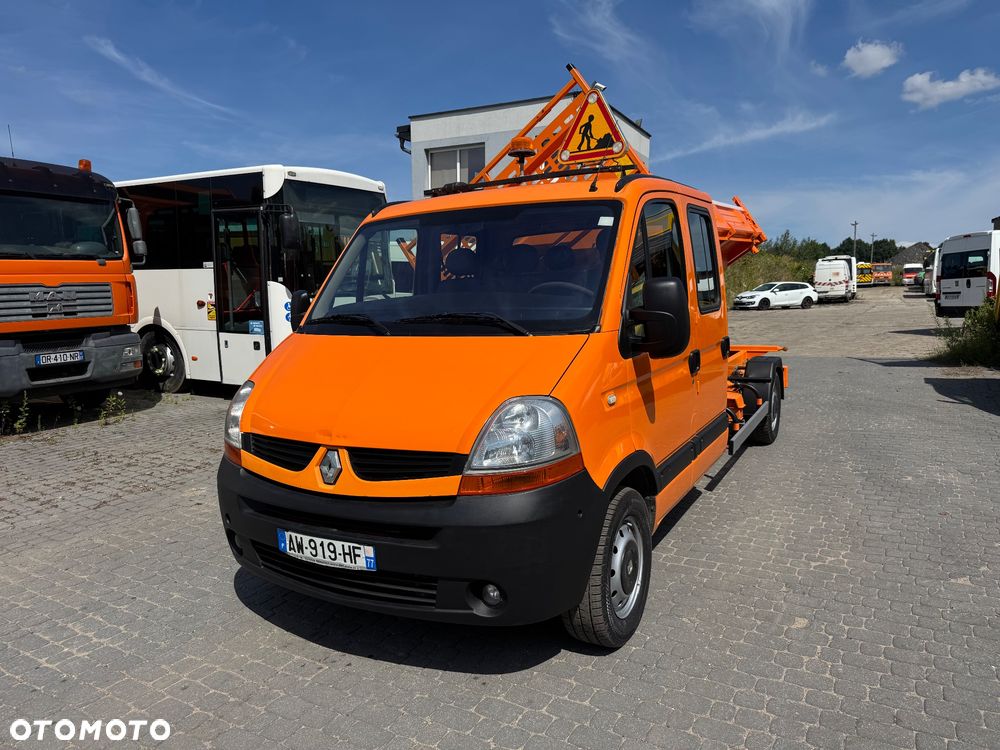 Renault Master Wywrotka 3 Stronna Klimatyzacja Brygadowka 7 Osób Doka 2010r. 2.5DCi Kiper I wł. Wywrot - 2