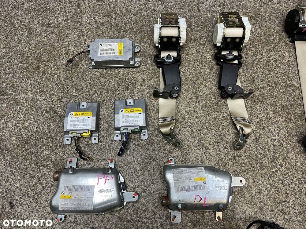 Poduszka kierowcy pasazera pasy przod tyl napinacze modul AIRBAG BMW E63 - 4
